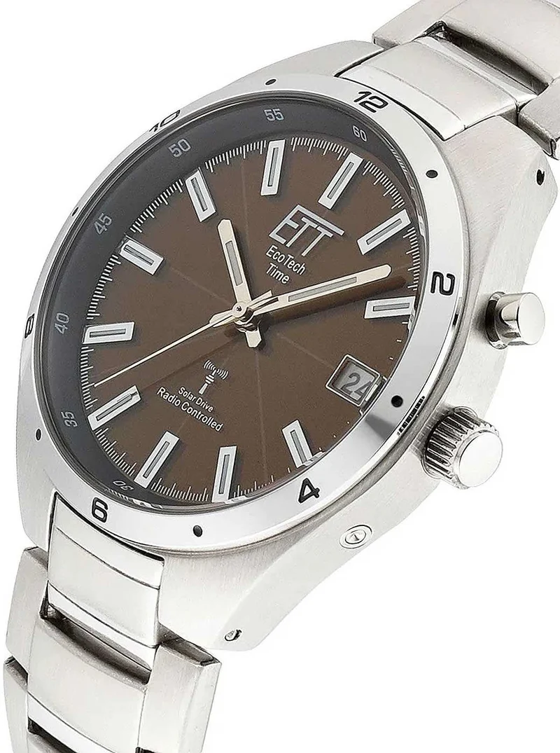 Eco Tech Time Altai EGS-11441-21M Herrenuhr • Solar-Funk • Nie wieder Batteriewechsel