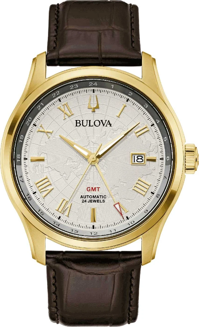 Bulova Wilton GMT 97B210 Herrenuhr • Automatik GMT • Saphirglas