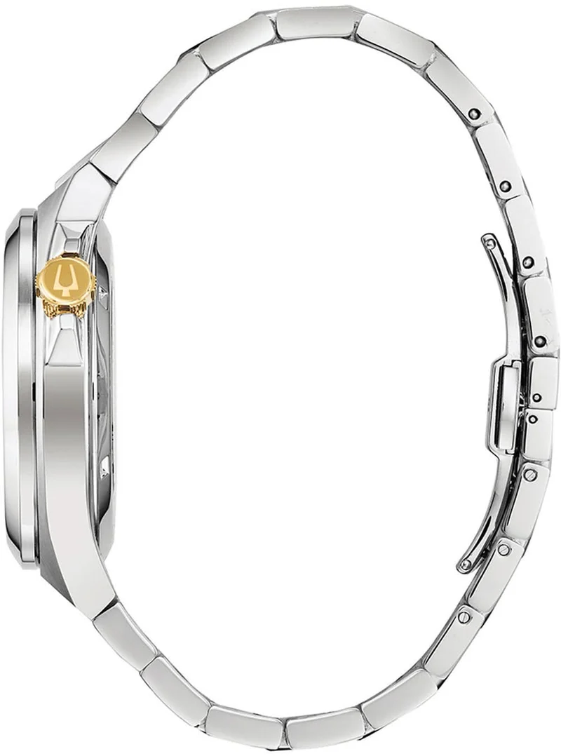Bulova Maquina 98A224 Herrenuhr • Automatikwerk • Open Heart Design