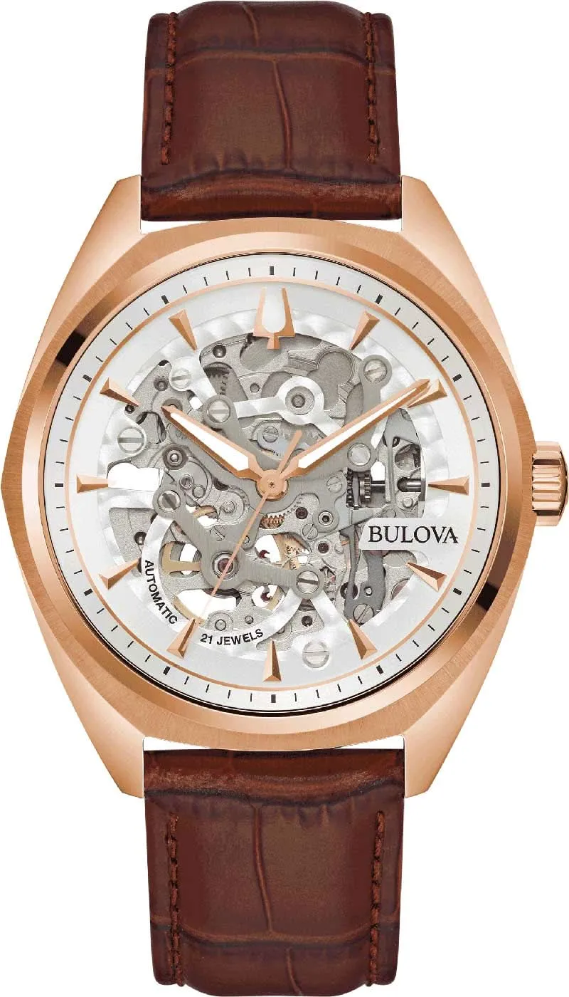 Bulova Surveyor 97A175 Herrenuhr • Skelettiertes Zifferblatt • Automatikwerk