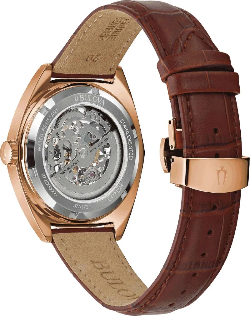 Bulova Surveyor 97A175 Herrenuhr • Skelettiertes Zifferblatt • Automatikwerk