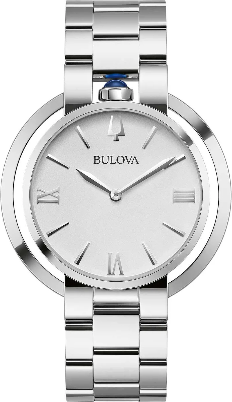 Bulova Rubaiyat 96L306 Damenuhr • Cabochon-Krone • Saphirglas
