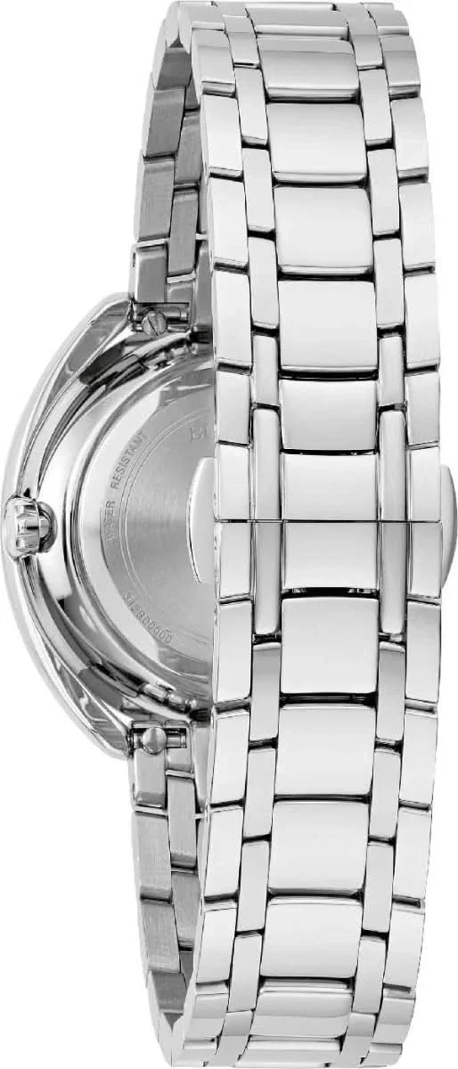 Bulova Classic Duality 96P240 Damenuhr • Echte Diamanten • Perlmutt-Zifferblatt