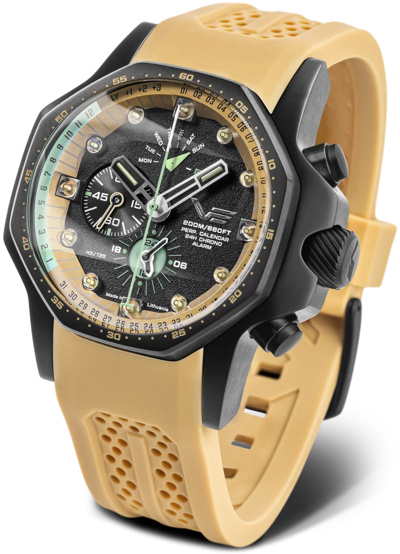 Vostok Europe Atomic Age YM86-640C697 Herren • Tritium • Alarm