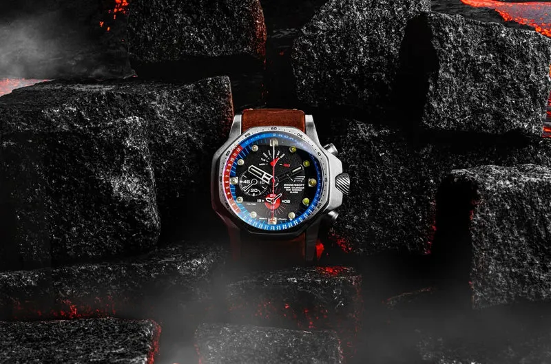 Vostok Europe Atomic Age YM86-640A696 Herrenuhr • Tritium-Beleuchtung • Ewiger Kalender