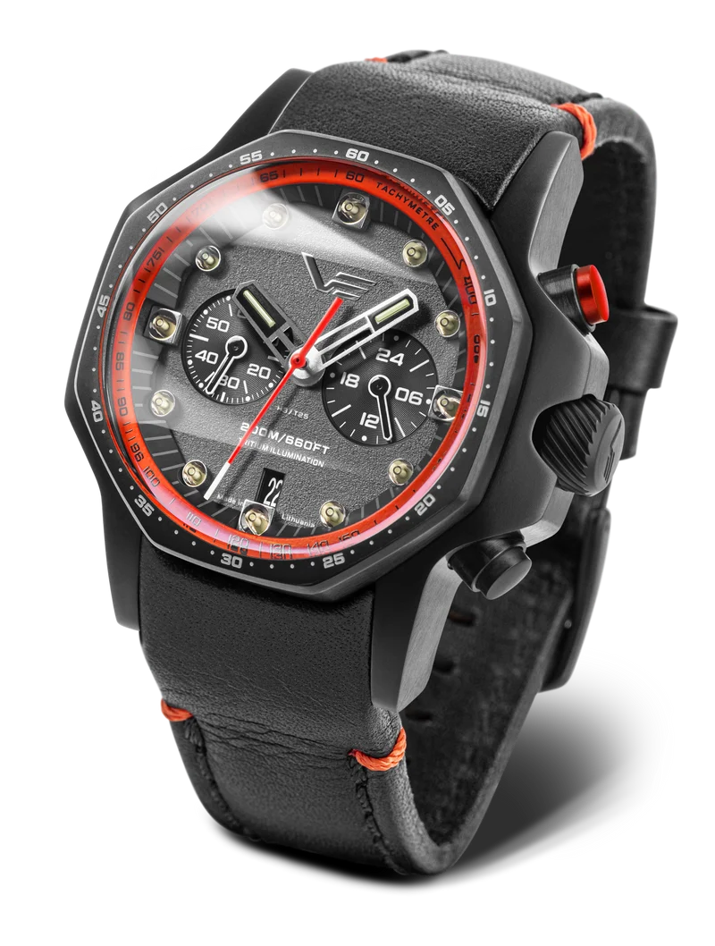 Vostok Europe SSN 571 VK64-640C699 Herrenuhr • Tritium-Beleuchtung • 30 ATM