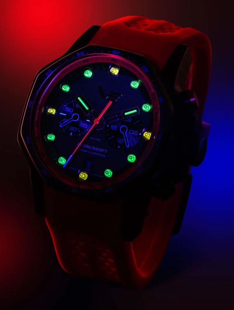 Vostok Europe SSN 571 VK64-640C699 Herrenuhr • Tritium-Beleuchtung • 30 ATM