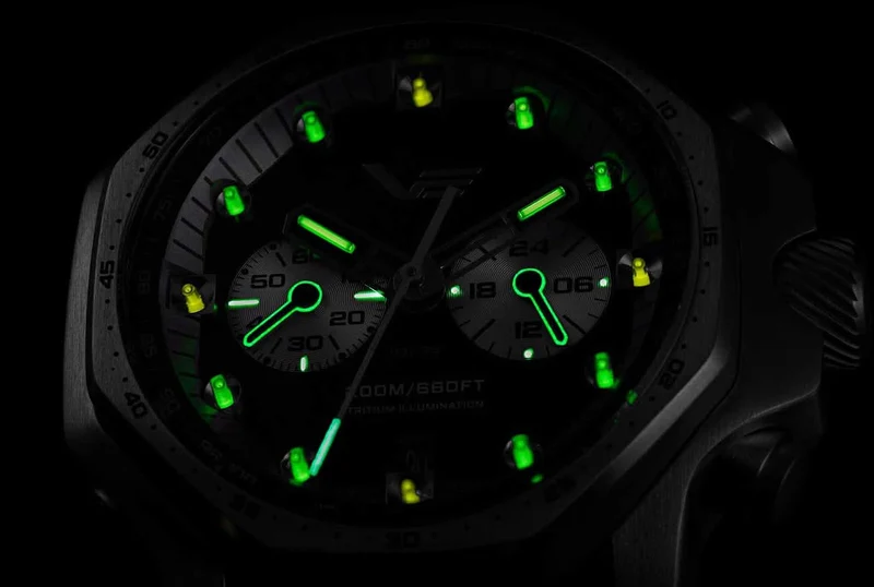 Vostok Europe SSN 571 VK64-640C699 Herrenuhr • Tritium-Beleuchtung • 30 ATM