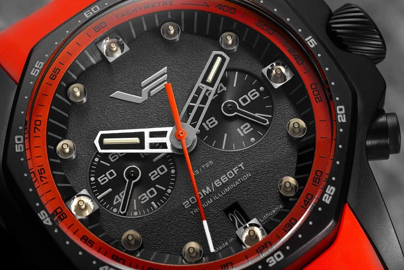 Vostok Europe SSN 571 VK64-640C699 Herrenuhr • Tritium-Beleuchtung • 30 ATM