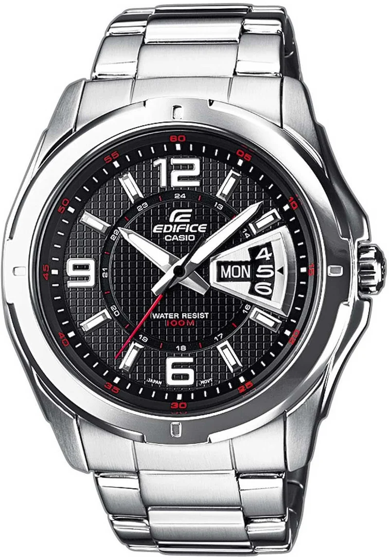 Casio Edifice EF-129D-1AVEF Herrenuhr • 10 bar Wasserdichtigkeit • Datumsanzeige