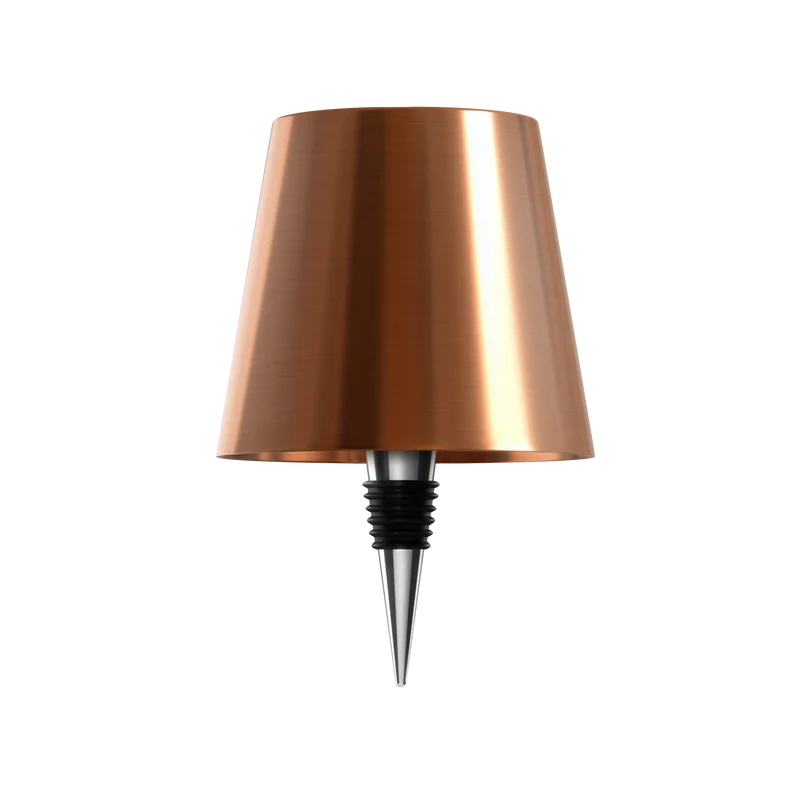 Flessenlamp Draadloos Oplaadbaar LED Zwart 3000K USB-C Tafellamp Wijnfles Bar Sfeerverlichting | Sansoti