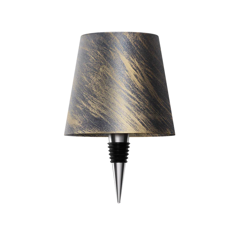 Flessenlamp Draadloos Oplaadbaar LED Zwart 3000K USB-C Tafellamp Wijnfles Bar Sfeerverlichting | Sansoti