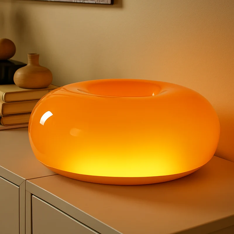 LED Tafellamp Touch Dimbaar 3 Standen Warm Wit Rond Woonkamer Slaapkamer Sfeerverlichting Nachtlamp Decoratie | Sansoti