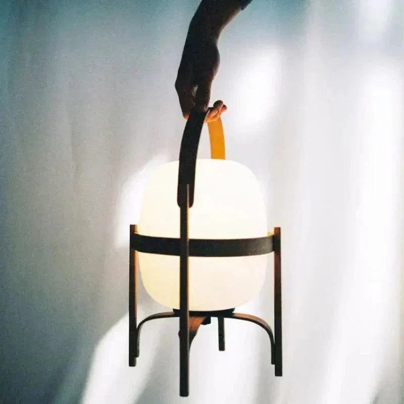 Tafellamp Hout Opaal Glas Naturel 3 Maten Woonkamer Slaapkamer Sfeerverlichting Staande Lamp Japandi Scandinavisch | Sansoti