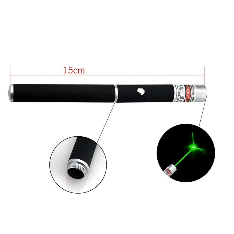 Laser Pointer Verstelbare Focus Rood Groen Blauw Paars USB Oplaadbaar Aluminium Presentatie Sterrenkijken Laserlamp 1000 Meter Bereik Zoombaar | Sansoti