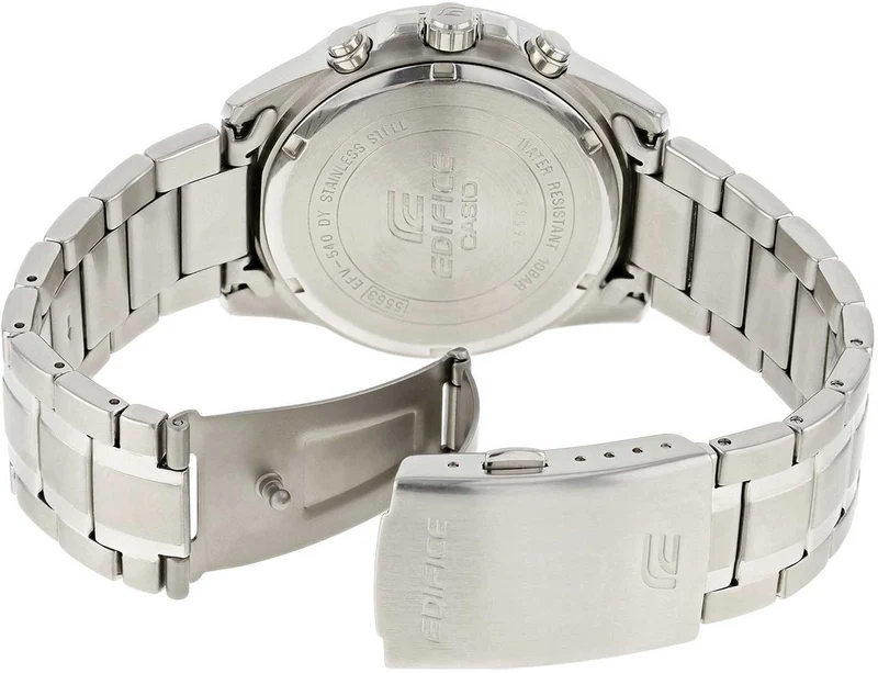 Casio EDIFICE EFV-540D-1AVUEF Herrenuhr • Sportlicher Chronograph • 10 Bar Wasserdicht