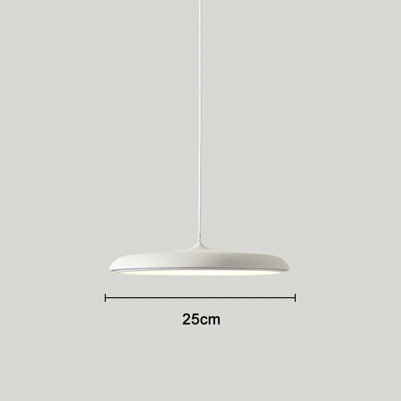 Scandinavische LED Plafondlamp Ronde Hanglamp Metaal Acryl Nordisch Design Woonkamer Eetkamer Hal Slaapkamer | Sansoti