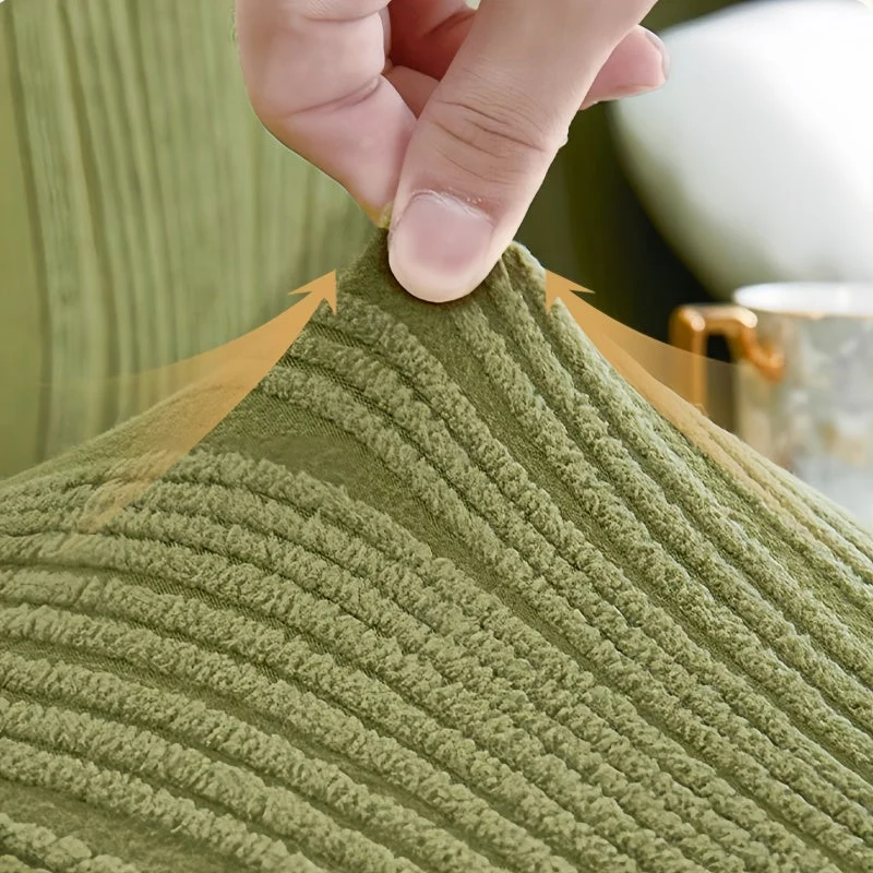 Jacquard Bankhoes Stretchbaar met Antikras Bescherming voor Woonkamer Bank 1 2 3 4 5 Zits Verstelbaar Meubelhoezen | Sansoti