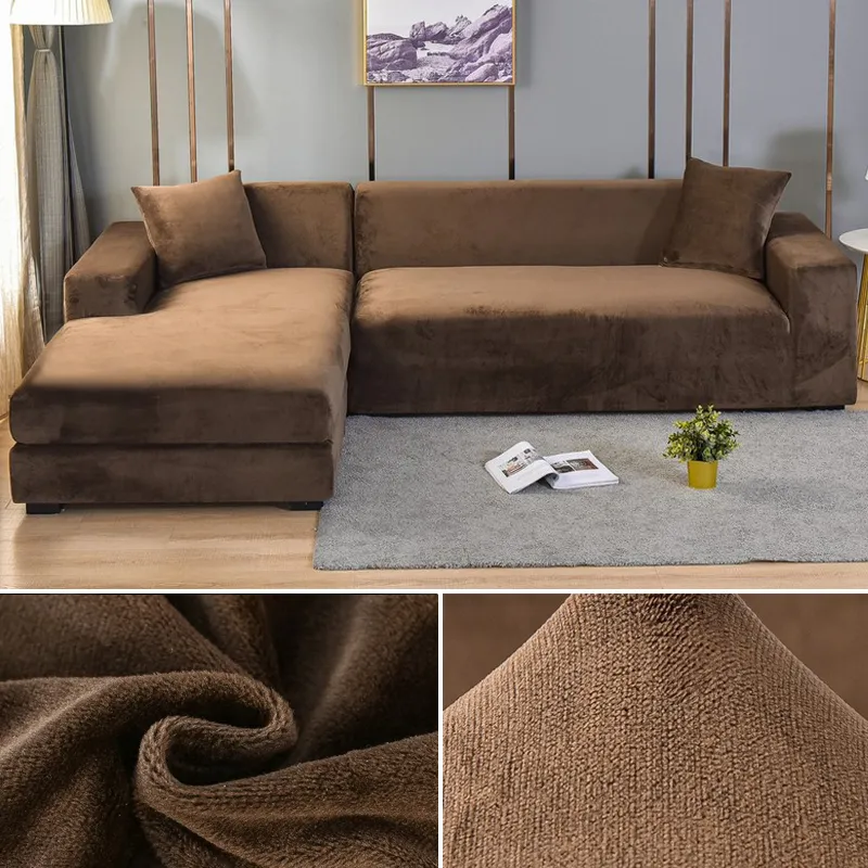 Rekbare Bankhoes Kreukvrij Wasbaar Bankovertrek voor Sofa Bescherming 1 2 3 4 Zitplaatsen Meubelhoes | Sansoti