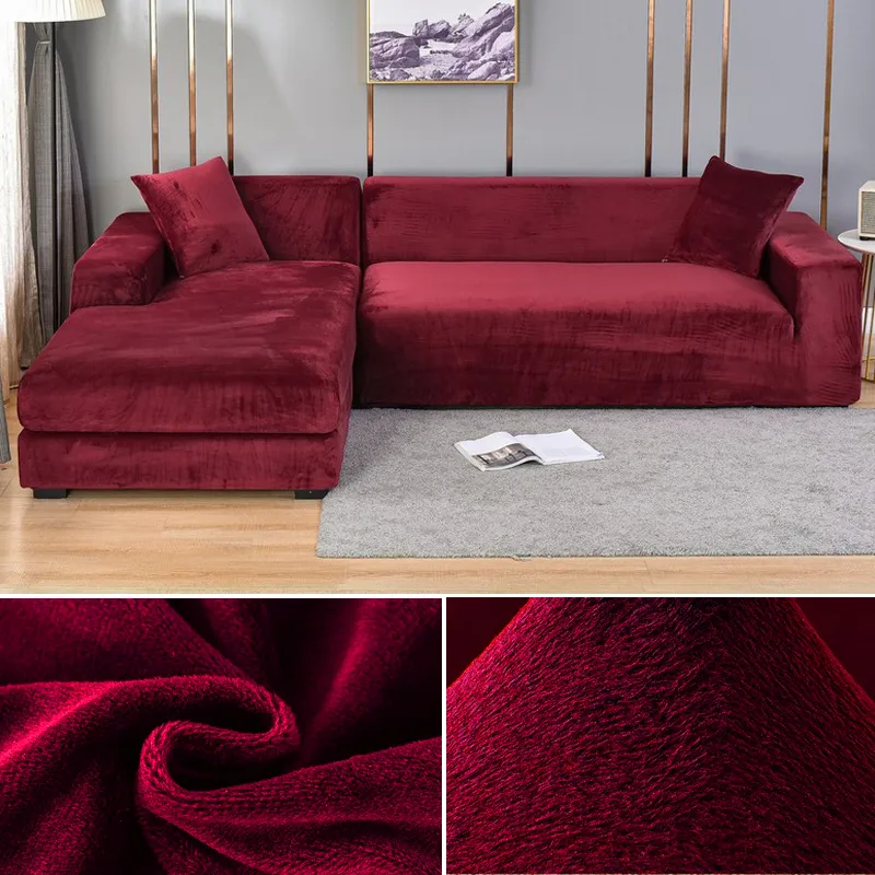 Rekbare Bankhoes Kreukvrij Wasbaar Bankovertrek voor Sofa Bescherming 1 2 3 4 Zitplaatsen Meubelhoes | Sansoti