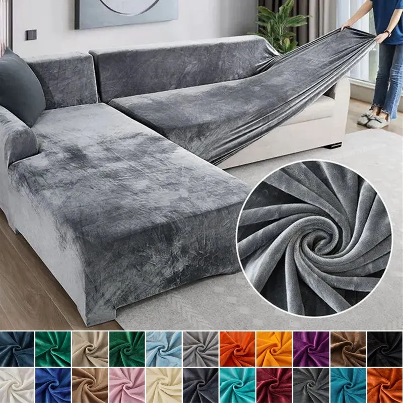 Rekbare Bankhoes Kreukvrij Wasbaar Bankovertrek voor Sofa Bescherming 1 2 3 4 Zitplaatsen Meubelhoes | Sansoti