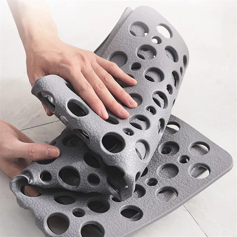 Antislip Douchmat met Zuignappen voor Veilige Badkamer 40x75cm Antibacterieel Schimmelwerend Badmat Douche | Sansoti