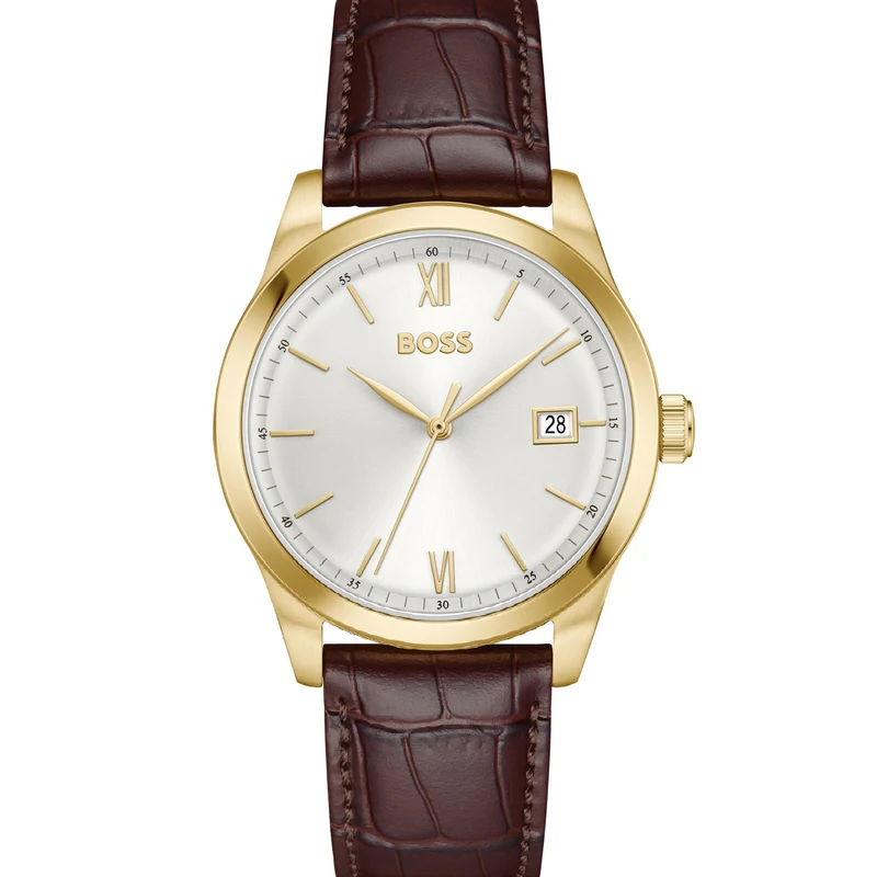 BOSS Langford 1514357 Herren Armbanduhr • Elegantes Design • Klassisches Quarzwerk