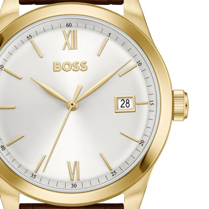 BOSS Langford 1514357 Herren Armbanduhr • Elegantes Design • Klassisches Quarzwerk