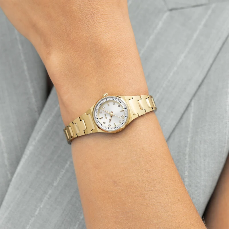 BOSS Candor 1502863 Damen Armbanduhr • Elegantes Design • Quarzwerk