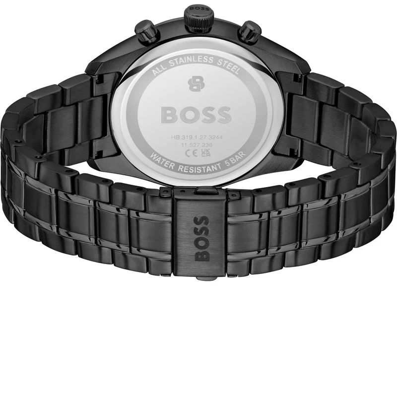 BOSS Grand Prix 1514314 Herren Armbanduhr Blau • Chronograph • Tachymeter-Lünette