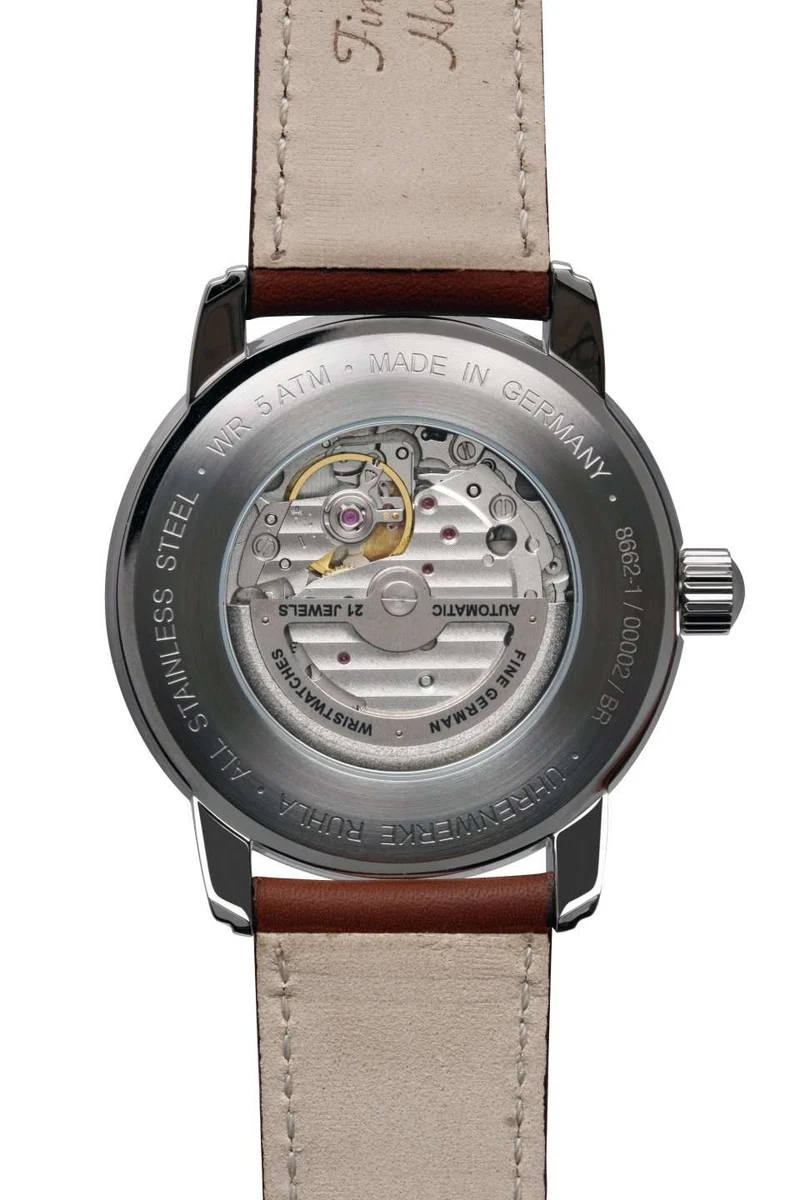 Zeppelin New Captain's Line 8662-1 Herrenuhr Silber • Automatikwerk Citizen-Miyota 82S7 • Made in Germany