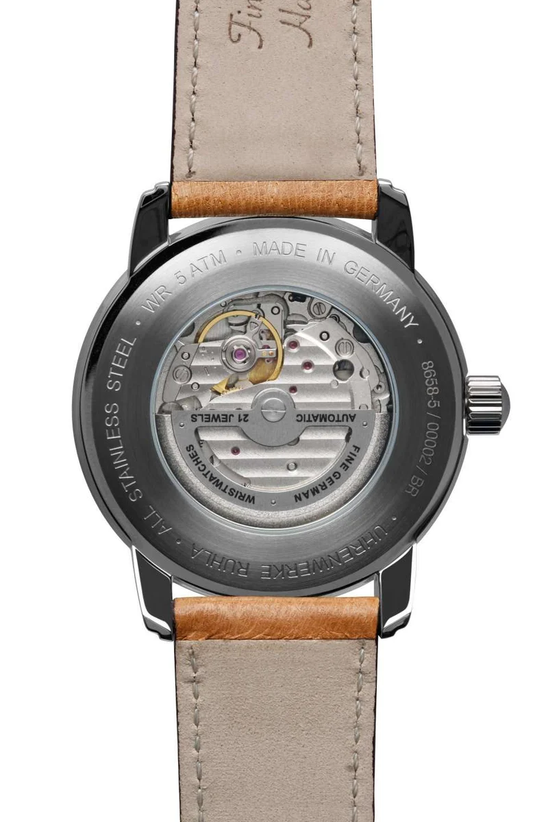 Zeppelin New Captains Line 8658-5 Herrenuhr Beige • Automatikwerk Miyota 82S7 • Made in Germany