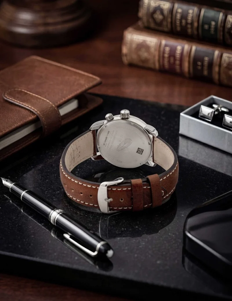 Zeppelin LZ126 Los Angeles 8644-3 Herren • Dual-Time Quarzwerk • 5 ATM wasserdicht