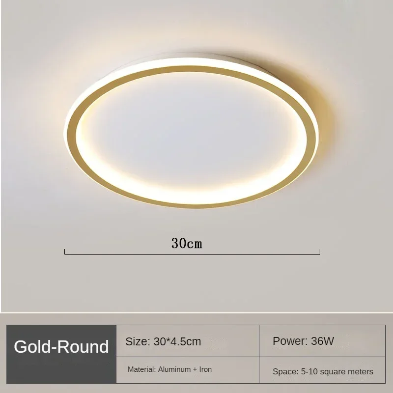 Ronde LED Plafondlamp Scandinavisch Design 20-60cm Dimbaar met Afstandsbediening Modern Glazen Armatuur Woonkamer | Sansoti