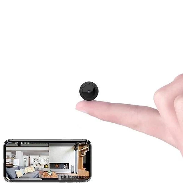 Compacte Beveiligingscamera 1080P met Nachtzicht en Bewegingsdetectie WiFi Bewakingscamera Mini Draadloos | Sansoti