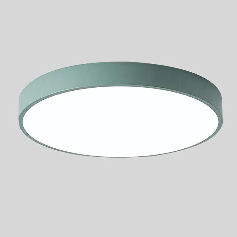Scandinavische plafondlamp met houtaccent macaron-vorm moderne sfeerverlichting woonkamer slaapkamer | Sansoti