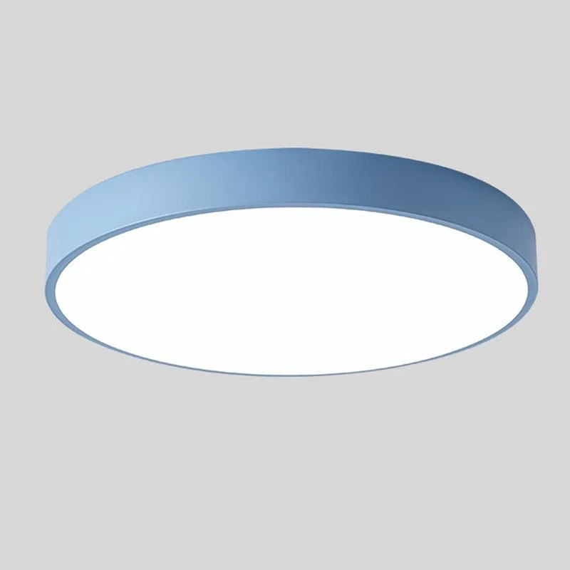 Scandinavische plafondlamp met houtaccent macaron-vorm moderne sfeerverlichting woonkamer slaapkamer | Sansoti
