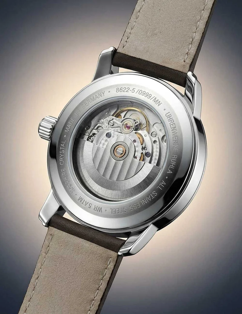 Zeppelin New Captains Line 8622-5 Herrenuhr Schwarz • Automatikwerk • 5 ATM wasserdicht