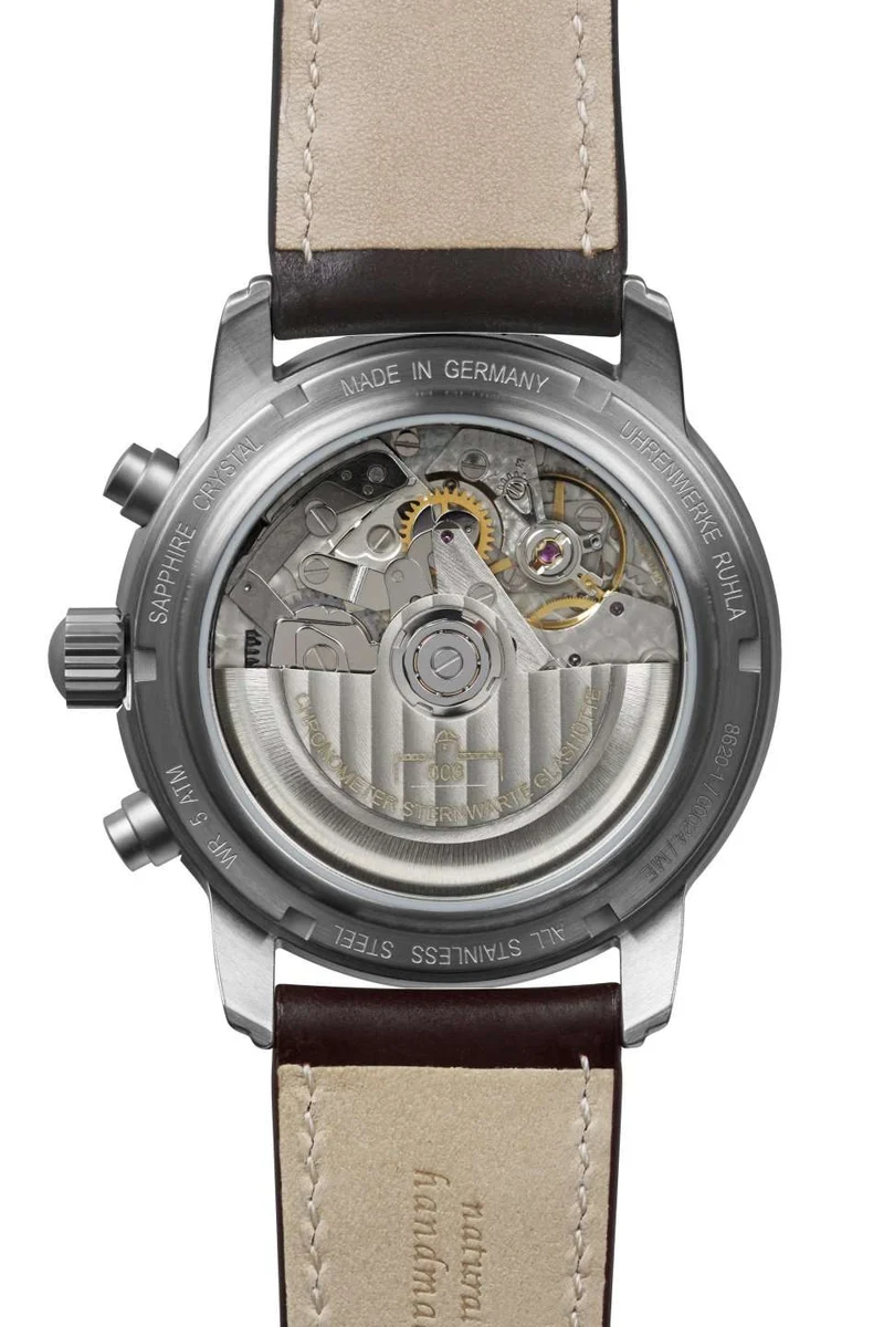 Zeppelin 100 Jahre Zeppelin 8620-1 Herrenuhr Silber • Automatik-Chronograph • Chronometer Sternwarte Glashütte