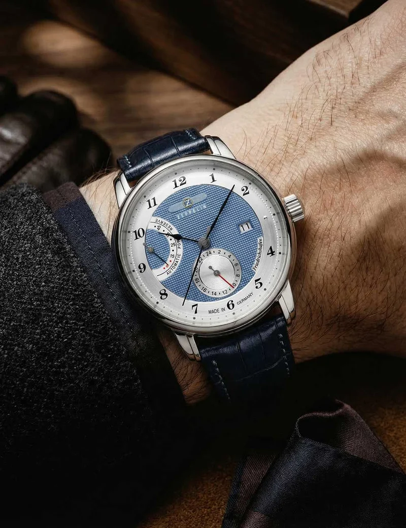Zeppelin Friedrichshafen 8590-3 Herrenuhr • Automatikwerk • 5 ATM wasserdicht