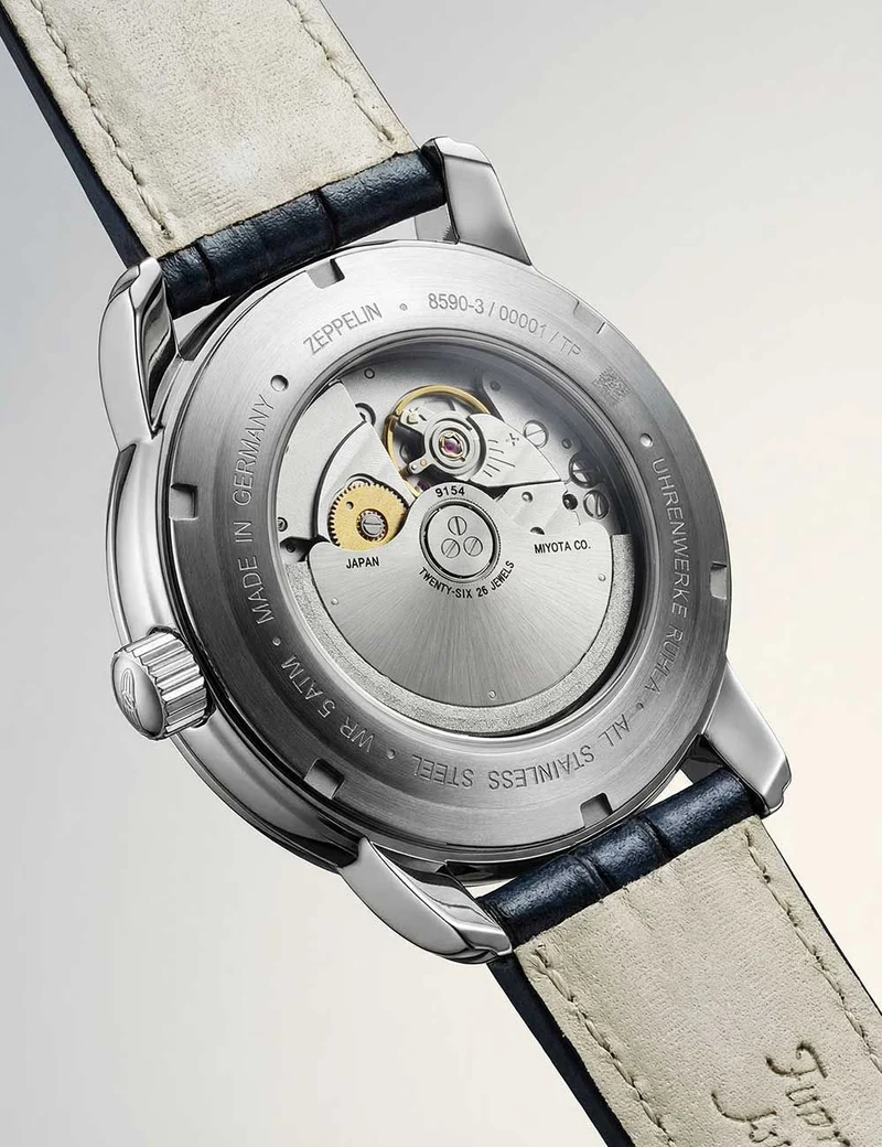 Zeppelin Friedrichshafen 8590-3 Herrenuhr • Automatikwerk • 5 ATM wasserdicht