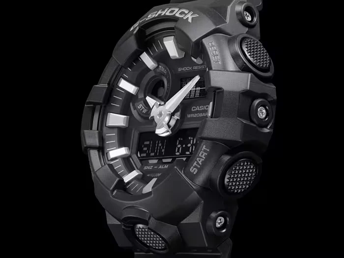 Casio G-SHOCK GA-700-1BER Herrenuhr • Extreme Stoßfestigkeit • Weltzeitfunktion