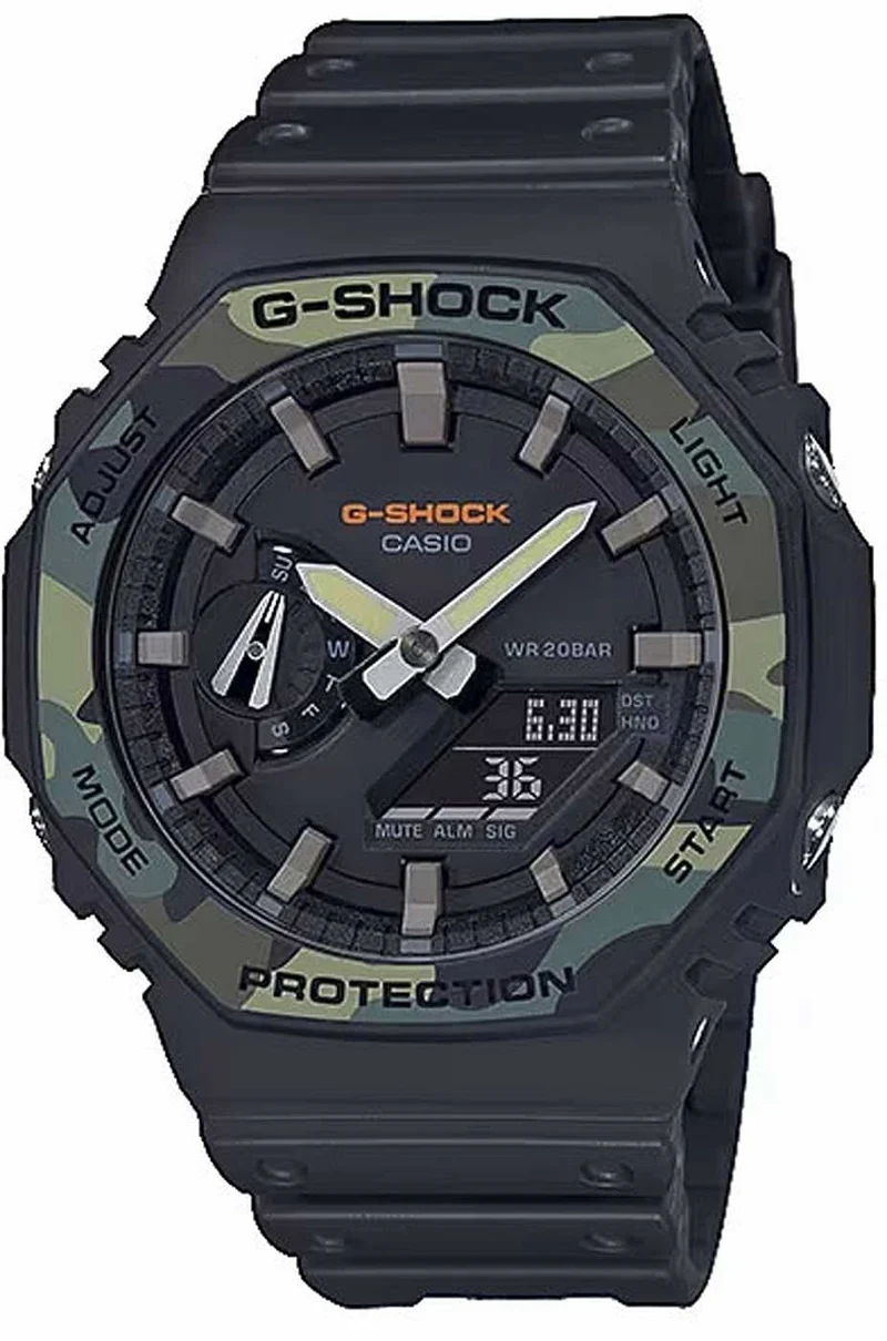 Casio G-Shock GA-2100SU-1AER Herrenuhr • Extreme Stoßfestigkeit • Carbon Core Guard