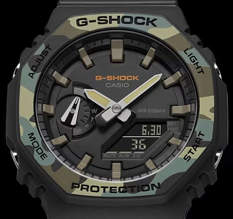 Casio G-Shock GA-2100SU-1AER Herrenuhr • Extreme Stoßfestigkeit • Carbon Core Guard