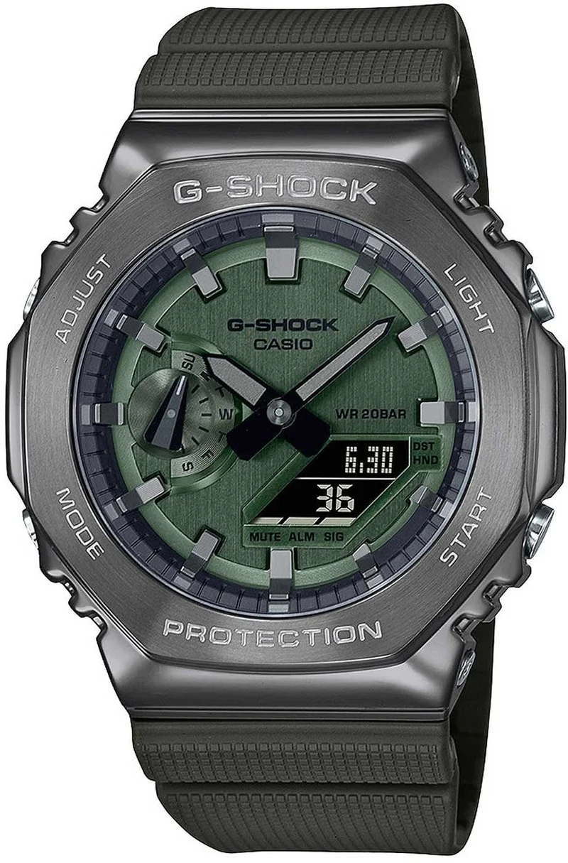 Casio G-Shock GM-2100B-3AER Herrenuhr • Extreme Stoßfestigkeit • Weltzeitfunktion