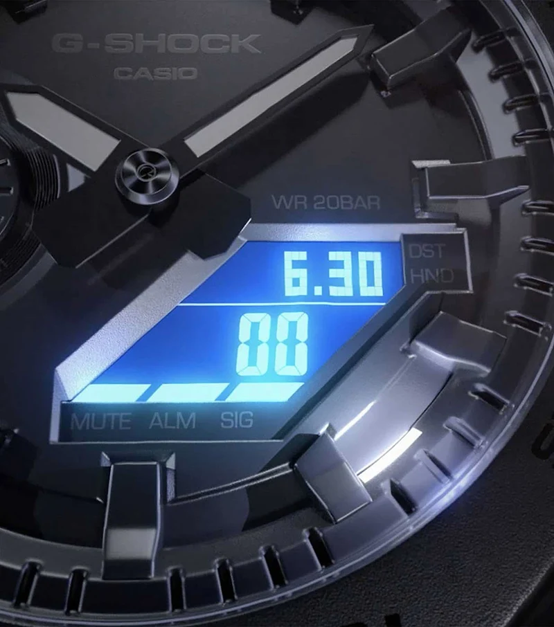 Casio G-Shock GM-2100-1AER Herrenuhr • Extreme Stoßfestigkeit • Ikonisches Metall-Design