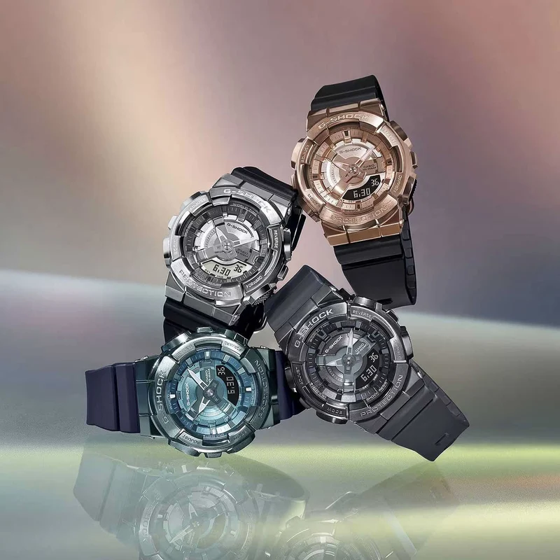 Casio G-Shock GM-2100-1AER Herren Uhr • Stoßfest • 20 Bar Wasserdichtigkeit