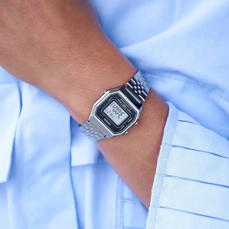 Casio Vintage LA680WEA-7EF Damenuhr • Kultiges Retro-Design • Smarte Funktionen