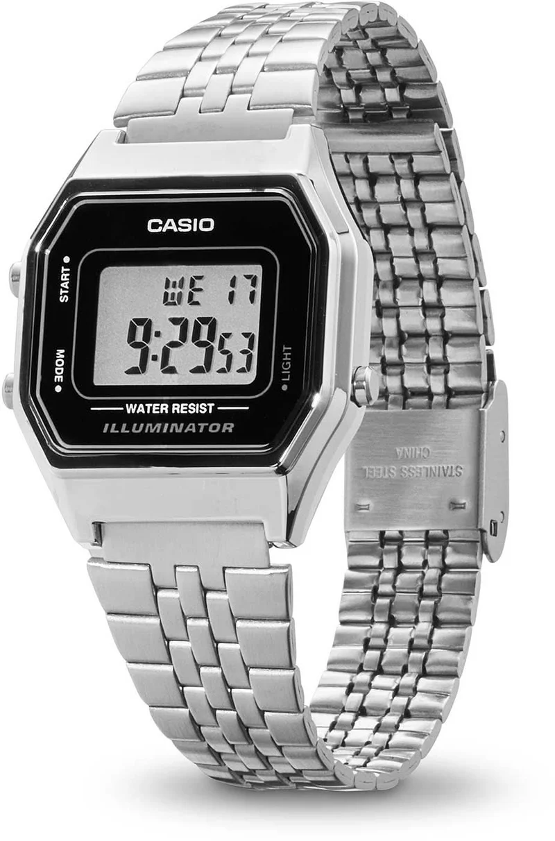 Casio Vintage LA680WEA-7EF Damenuhr • Kultiges Retro-Design • Smarte Funktionen