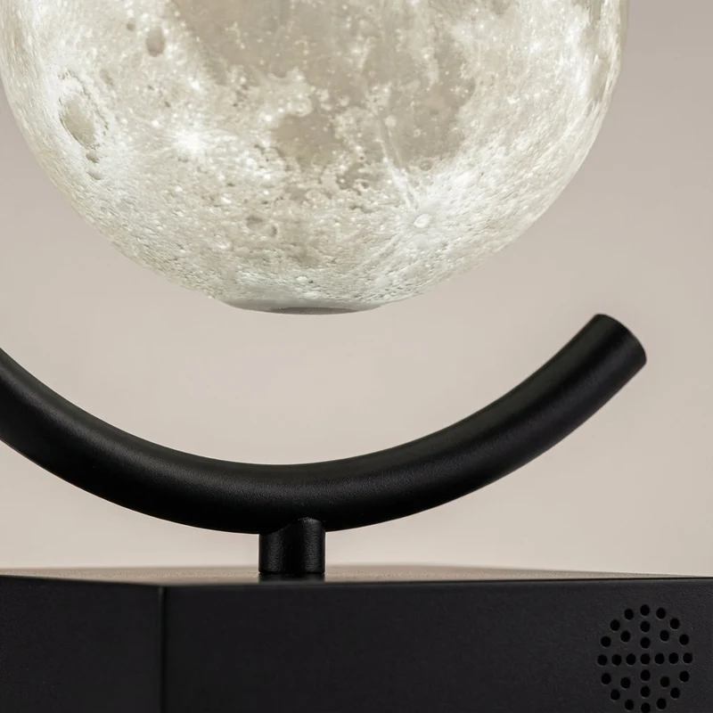 Zwevende Maanlamp Magnetisch Leviterend LED Dimbaar Ø14cm Woonkamer Slaapkamer Bureaulamp Nachtlamp Cadeau Sfeerverlichting | Sansoti